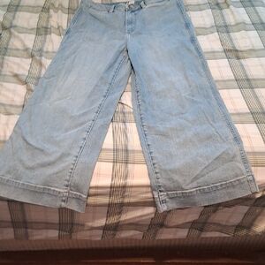 Gap Wide Leg Crop Jeans